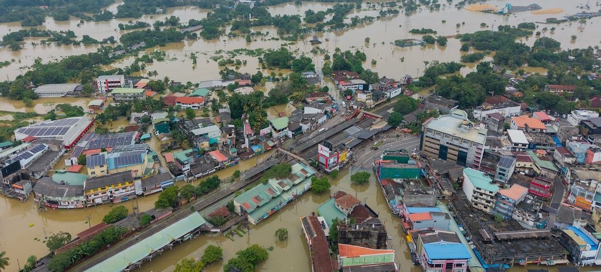 Gampaha (pictured), a district on Colombo's outskirts, has been among the areas hardest hit by flooding after Cyclone Ditwah. Source: United Nations